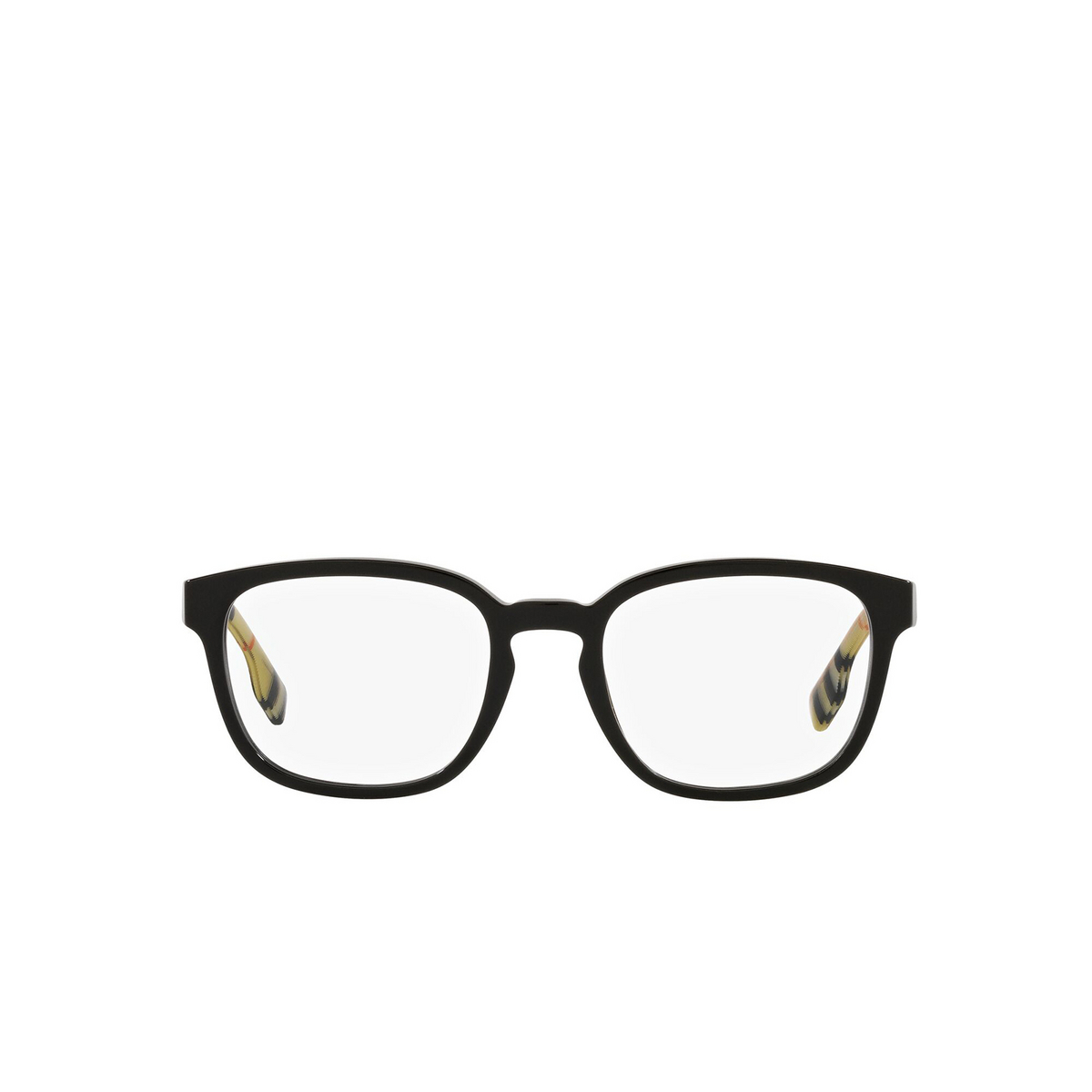 Burberry® Square Eyeglasses: Edison BE2344 color Black 3952 - front view.