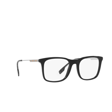 Burberry ELGIN Eyeglasses 3001 black - three-quarters view