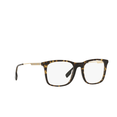 Burberry ELGIN Eyeglasses 3002 dark havana - three-quarters view