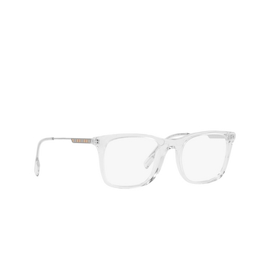 Burberry ELGIN Eyeglasses 3024 transparent - three-quarters view