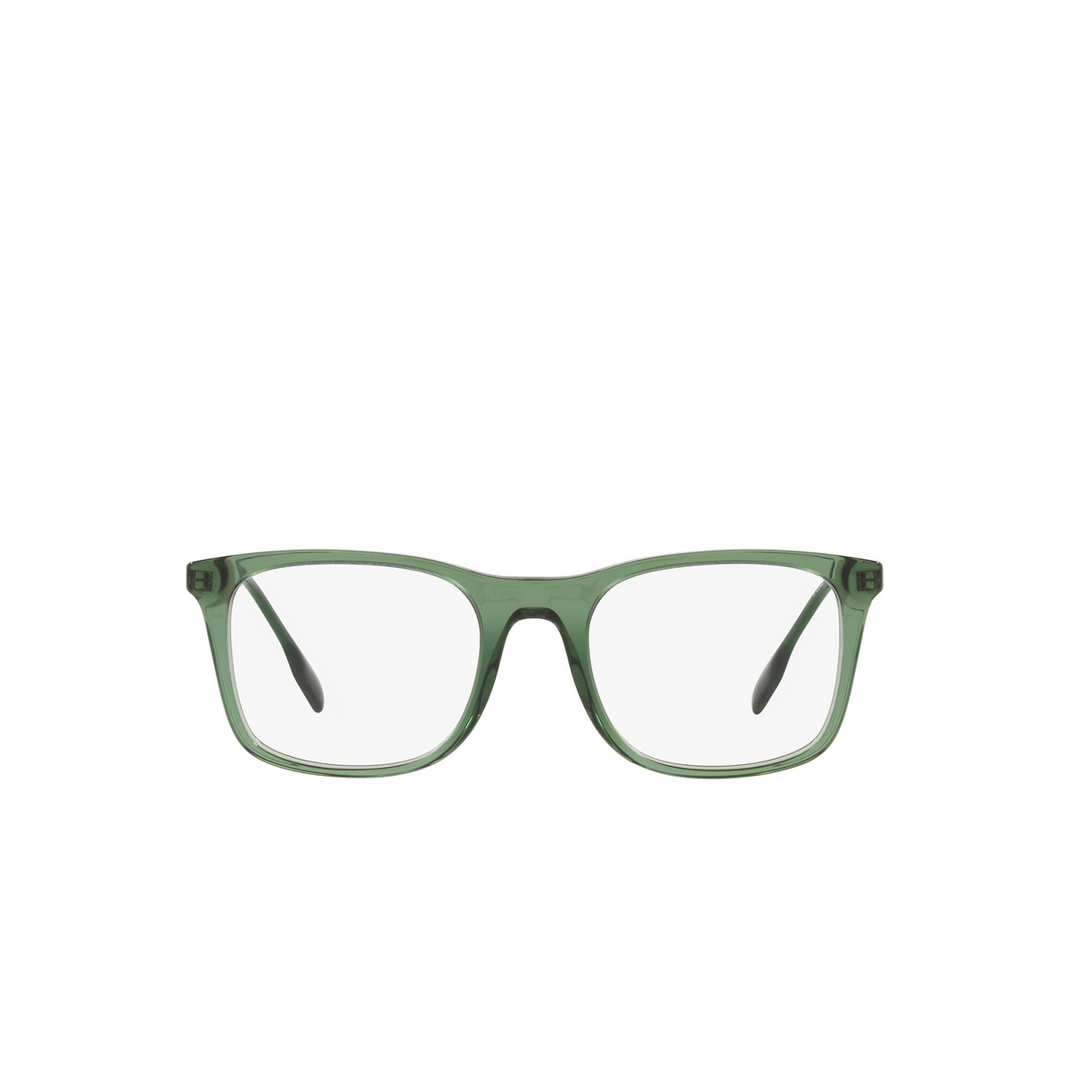 Burberry® Square Eyeglasses: Elgin BE2343 color Green 3946 - front view.