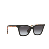 Gafas de sol Burberry ELISA 39428G black - Miniatura del producto 2/4
