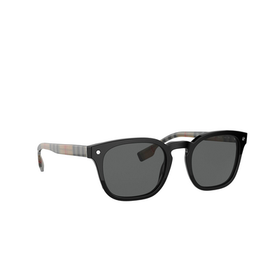 Burberry ELLIS Sunglasses 375781 black - three-quarters view