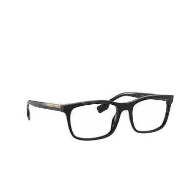 Burberry ELM Eyeglasses 3001 black - three-quarters view
