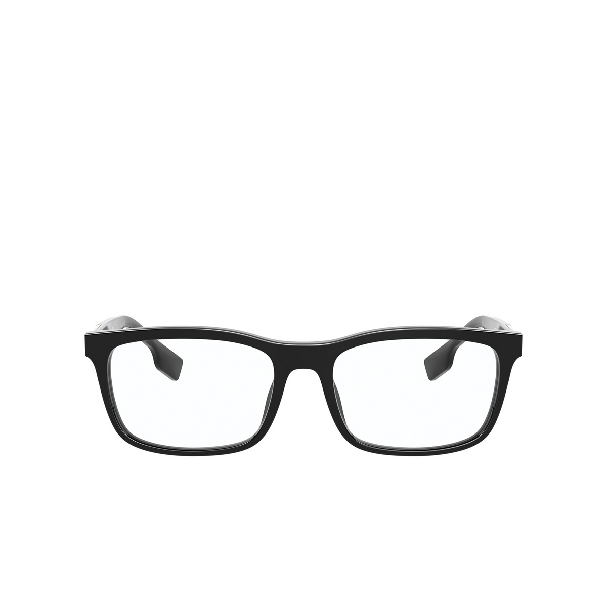 Burberry® Rectangle Eyeglasses: Elm BE2334 color Black 3001 - front view.