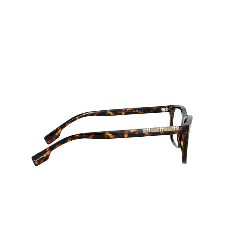 Burberry ELM Eyeglasses 3002 dark havana - 3/4