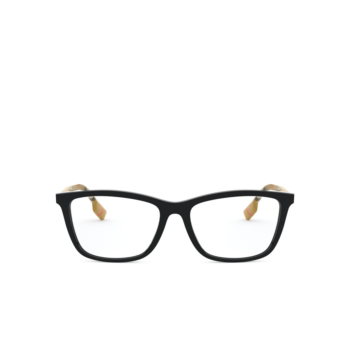 Burberry® Square Eyeglasses: Emerson BE2326 color Black 3853 - front view.