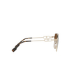 Occhiali da sole Burberry EMMA 110913 light gold - anteprima prodotto 3/4