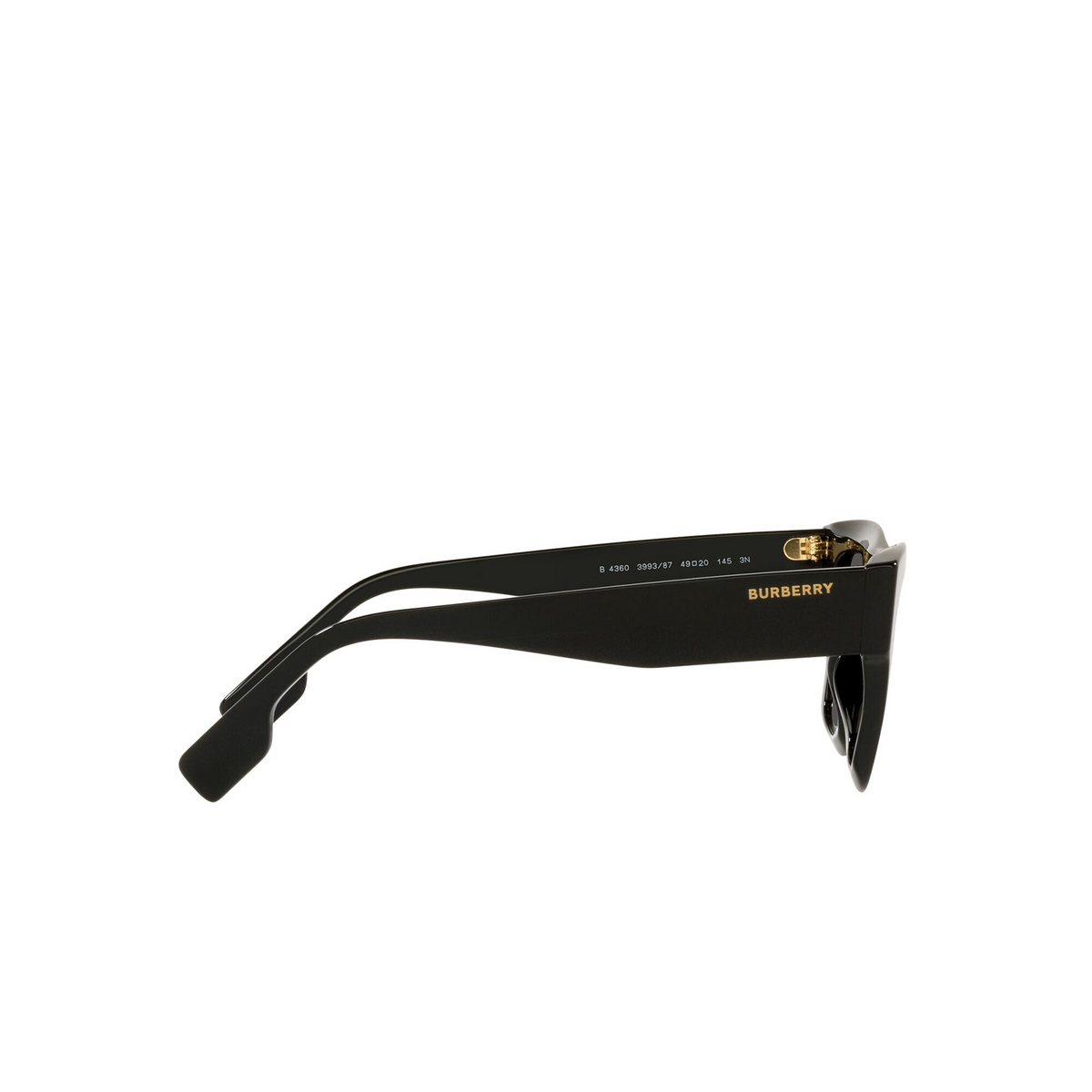 Burberry® Square Sunglasses: Ernest BE4360 color Black 399387 - 3/3.
