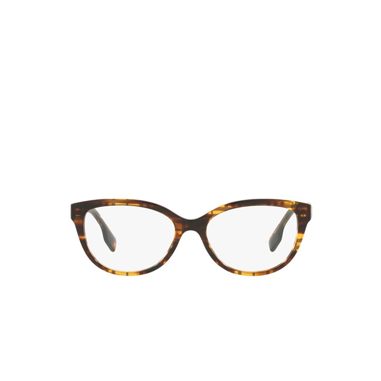 Burberry ESME Eyeglasses 3981 top check / striped brown - 1/4