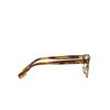 Occhiali da vista Burberry ESME 3981 top check / striped brown - anteprima prodotto 3/4