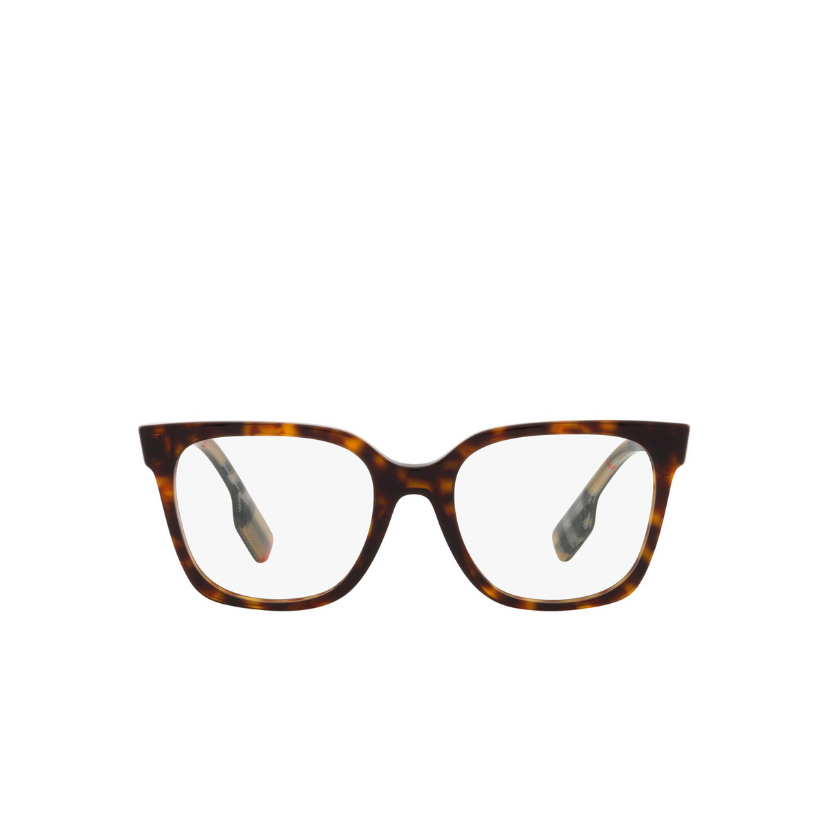 Burberry® Square Eyeglasses: Evelyn BE2347 color Dark Havana 3943 - front view.