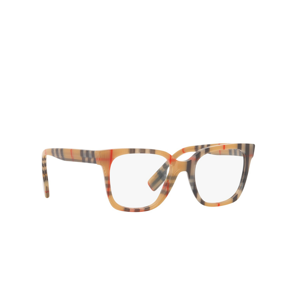 Occhiali da vista Burberry EVELYN 3944 Vintage Check - tre quarti
