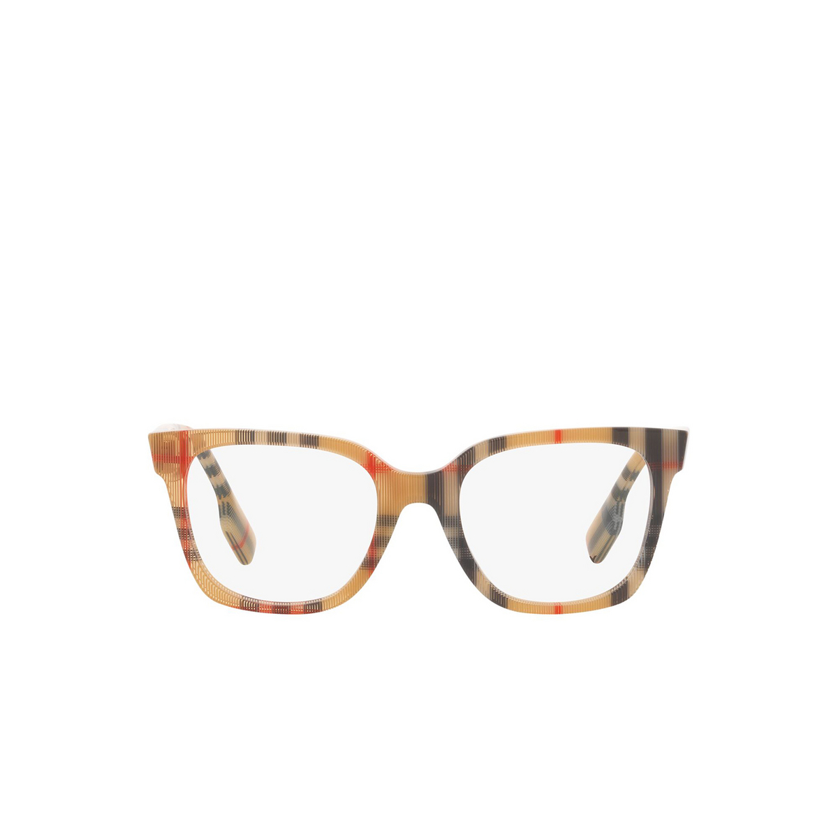 Burberry® Square Eyeglasses: Evelyn BE2347 color Vintage Check 3944 - front view.