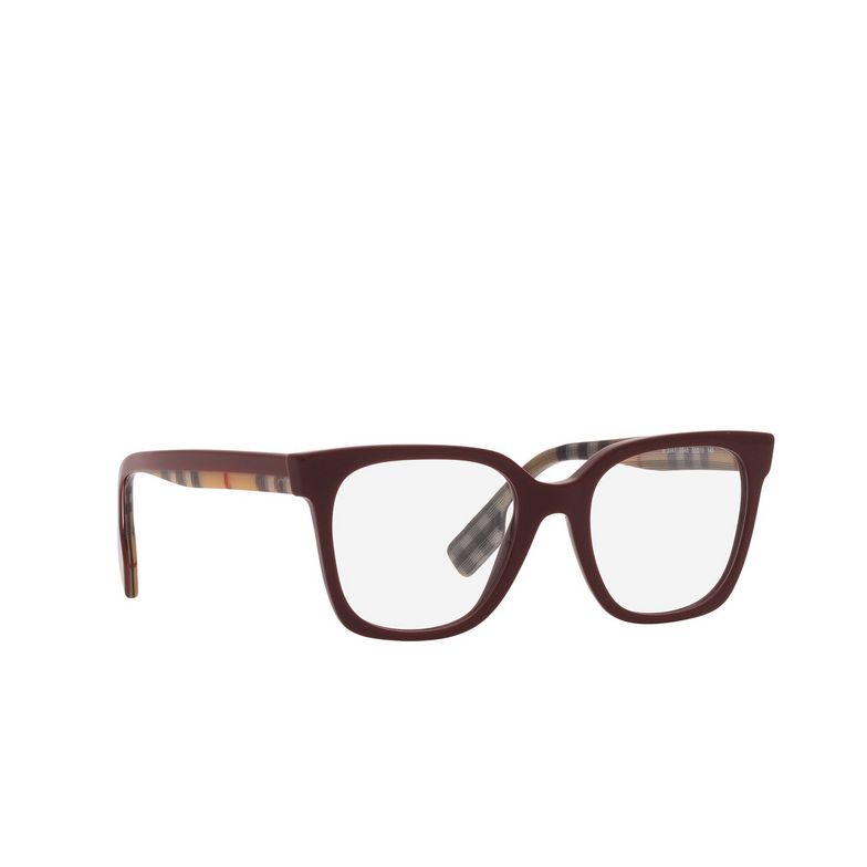 Burberry EVELYN Eyeglasses 3945 bordeaux - 2/4