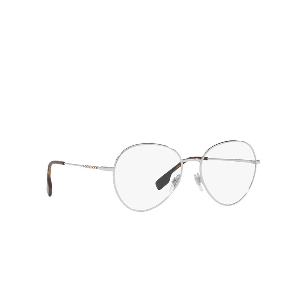 Burberry FELICITY Eyeglasses 1005 Silver - three-quarters view
