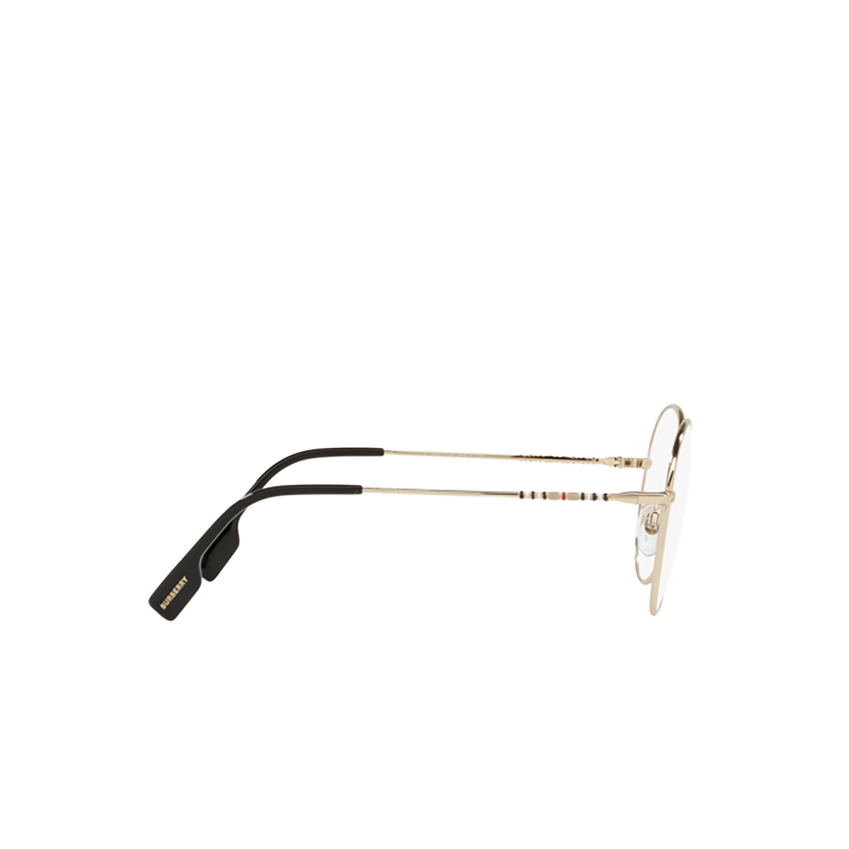 Occhiali da vista Burberry FELICITY 1109 Light Gold - anteprima prodotto 3/4