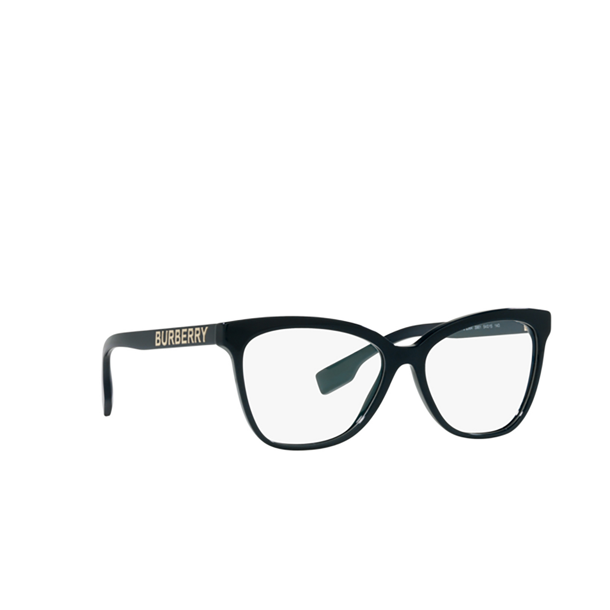 Burberry GRACE Eyeglasses 3961 Blue - three-quarters view
