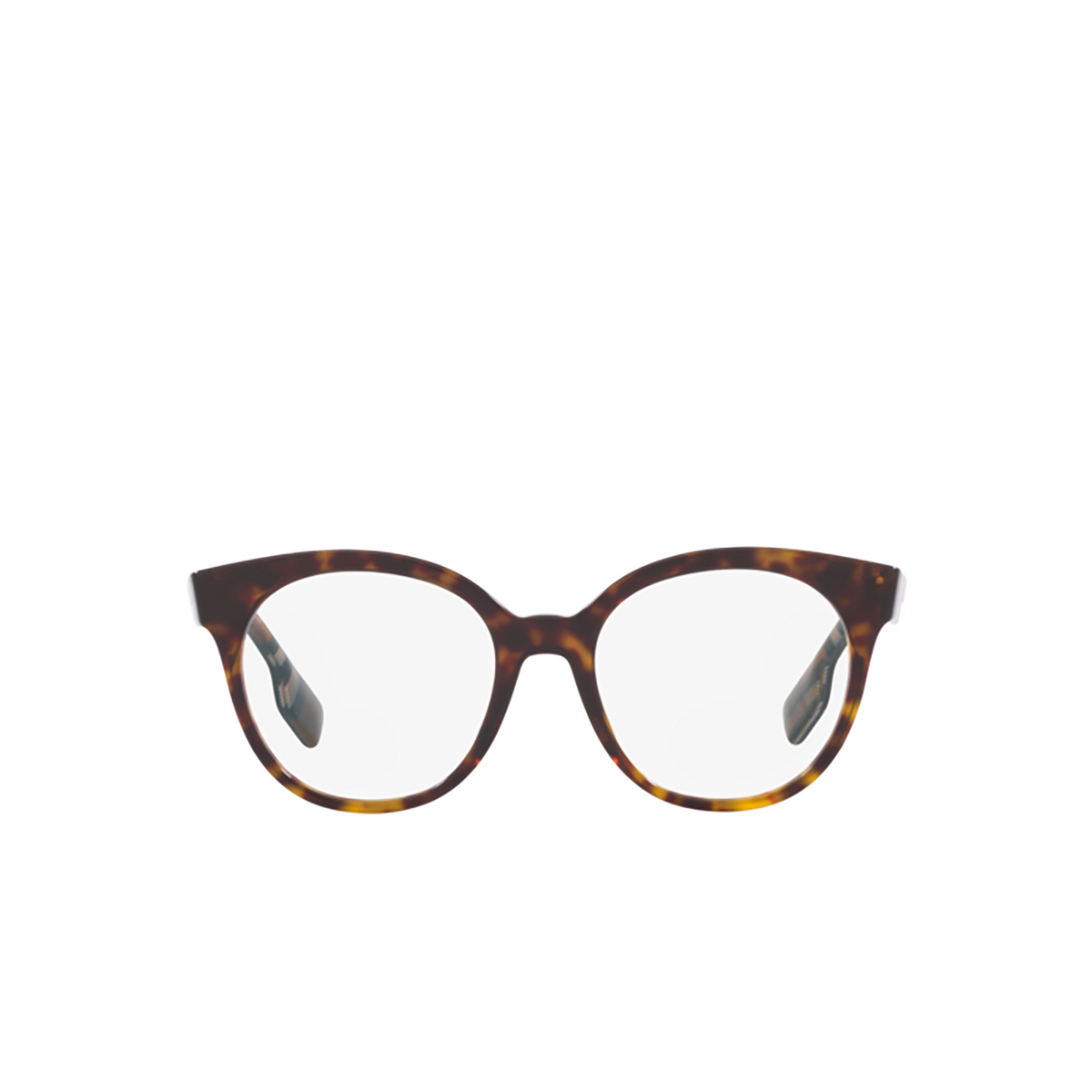 Burberry GRANT Eyeglasses 3991 Dark Havana - front view