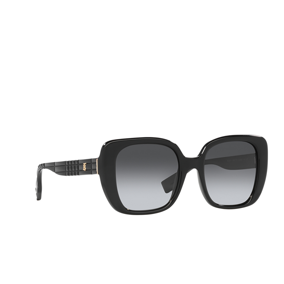 Burberry HELENA Sunglasses 3001T3 Black - three-quarters view