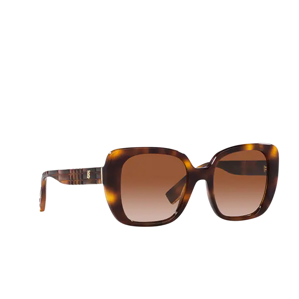 Burberry HELENA Sunglasses 331613 Light Havana - three-quarters view