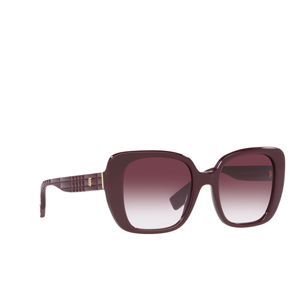 Burberry HELENA Sunglasses 39798H Bordeaux - three-quarters view
