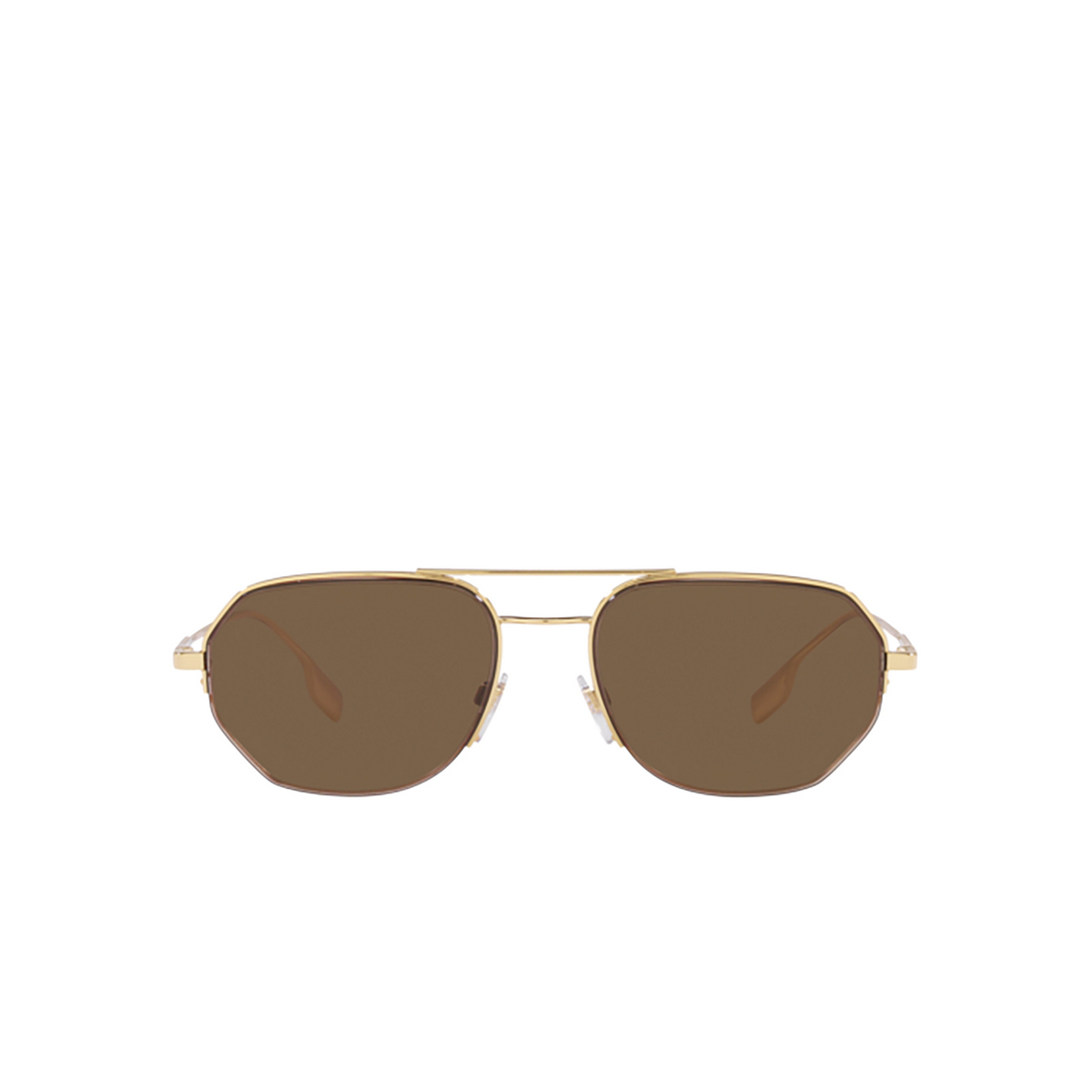 Burberry HENRY Sunglasses 110973 Light Gold - front view