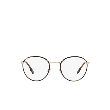 Occhiali da vista Burberry HUGO 1109 light gold / dark havana - frontale