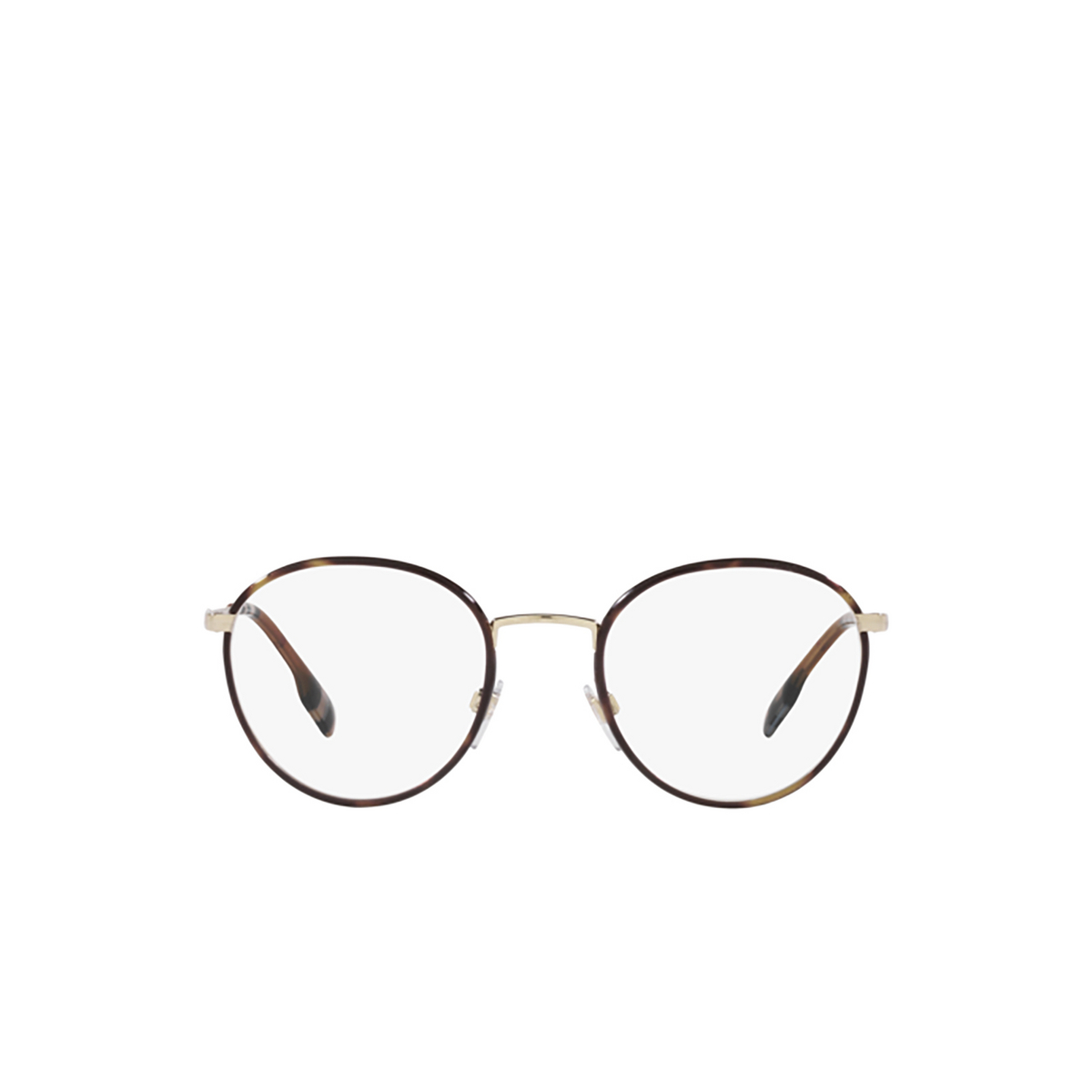 Burberry HUGO Eyeglasses 1109 Light Gold / Dark Havana - front view