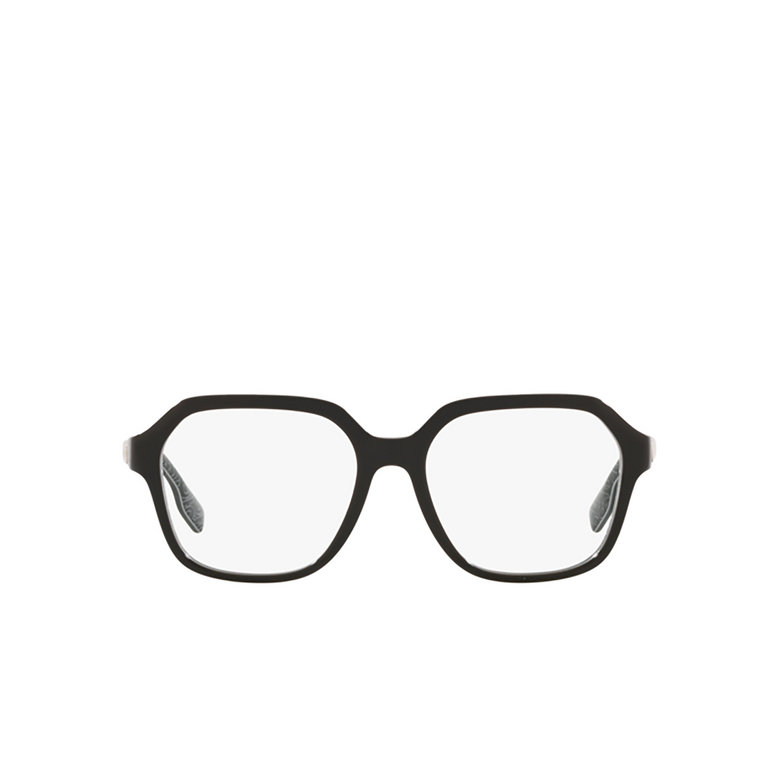 Burberry ISABELLA Eyeglasses 3977 black / print tb / crystal - 1/4