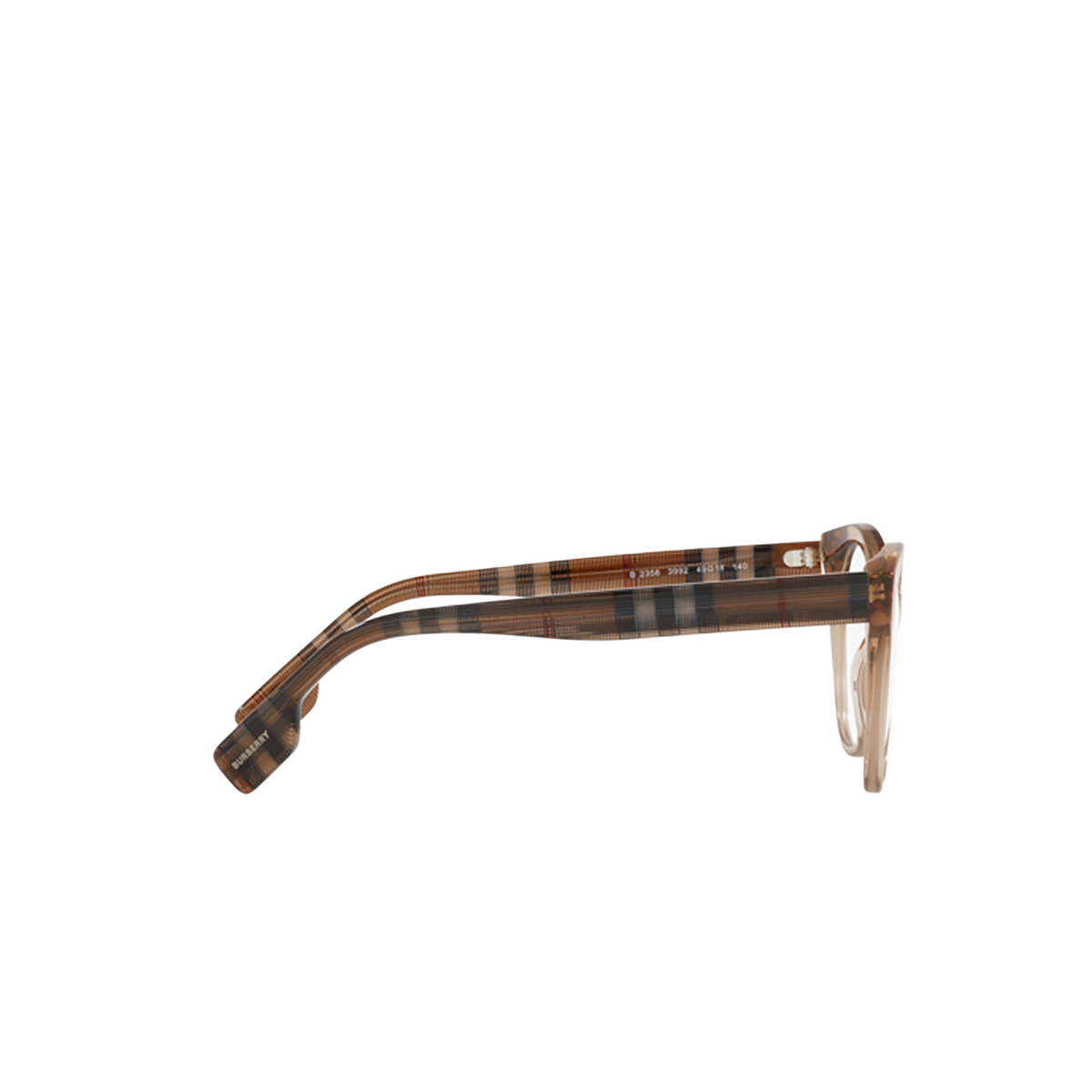 Occhiali da vista Burberry JACQUELINE 3992 Brown - anteprima prodotto 3/4