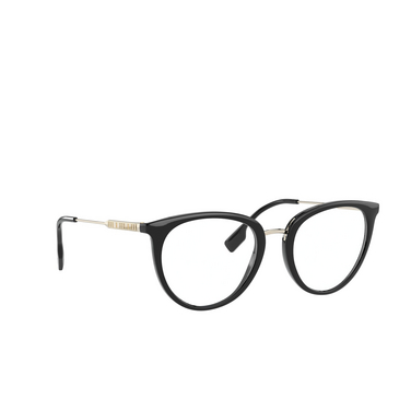 Burberry JULIA Eyeglasses 3001 black - three-quarters view