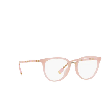 Burberry KATIE Eyeglasses 4032 pink - three-quarters view