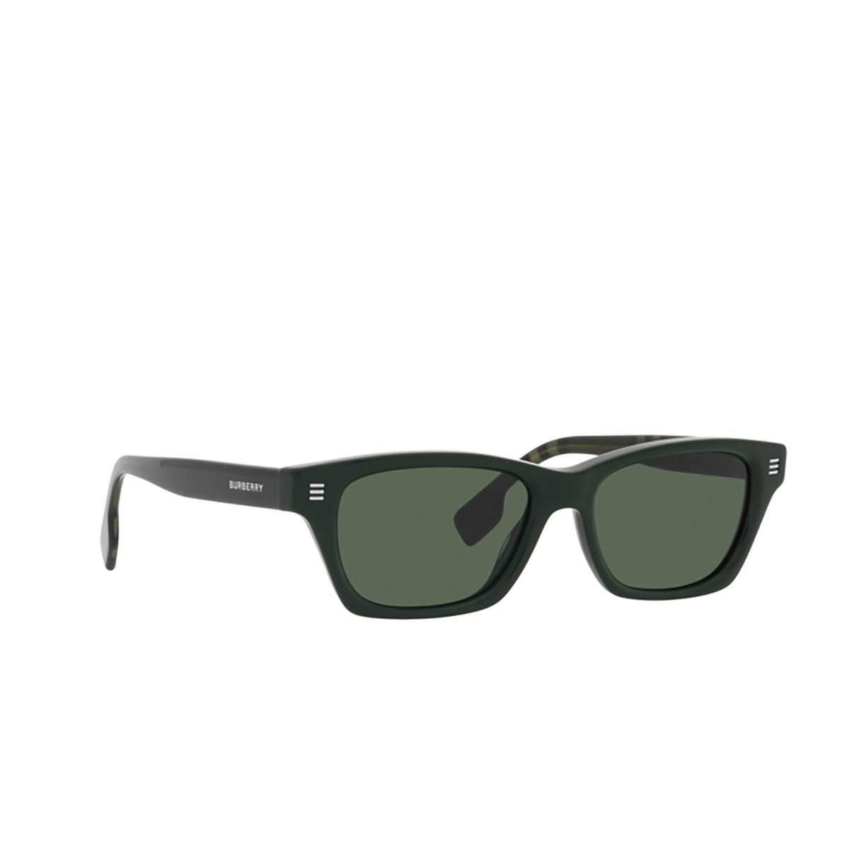 Burberry KENNEDY Sunglasses 398771 Green - three-quarters view