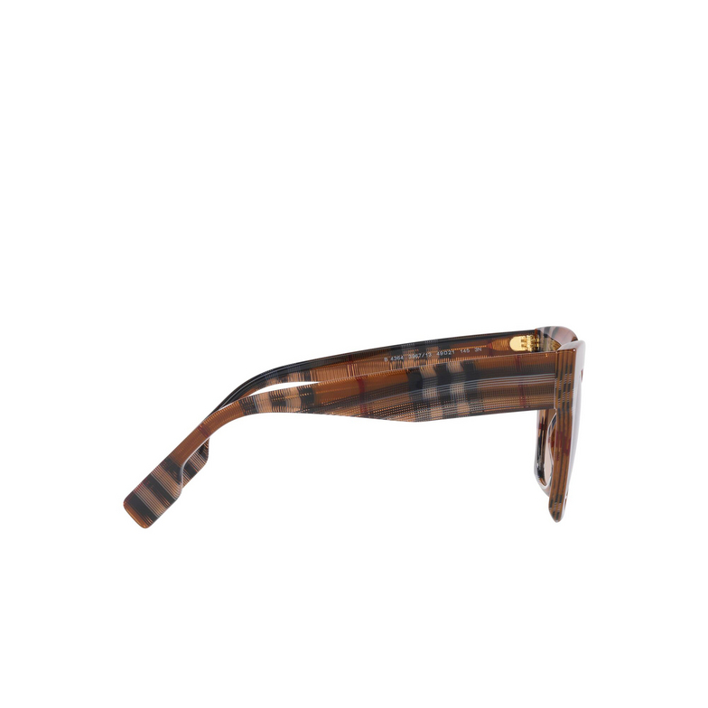 Lunettes de soleil Burberry KITTY 396713 check brown - 3/4