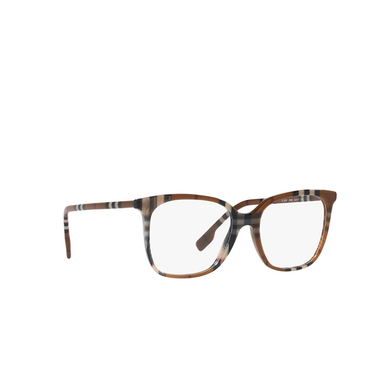 Burberry LOUISE Korrektionsbrillen 3966 check brown - Dreiviertelansicht