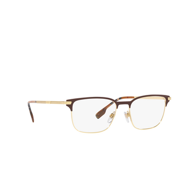 Burberry MALCOLM Eyeglasses 1109 brown - three-quarters view