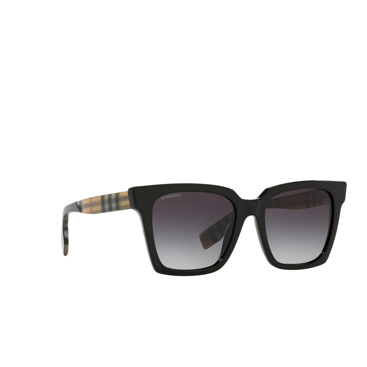 Burberry MAPLE Sunglasses 39298G Black - three-quarters view