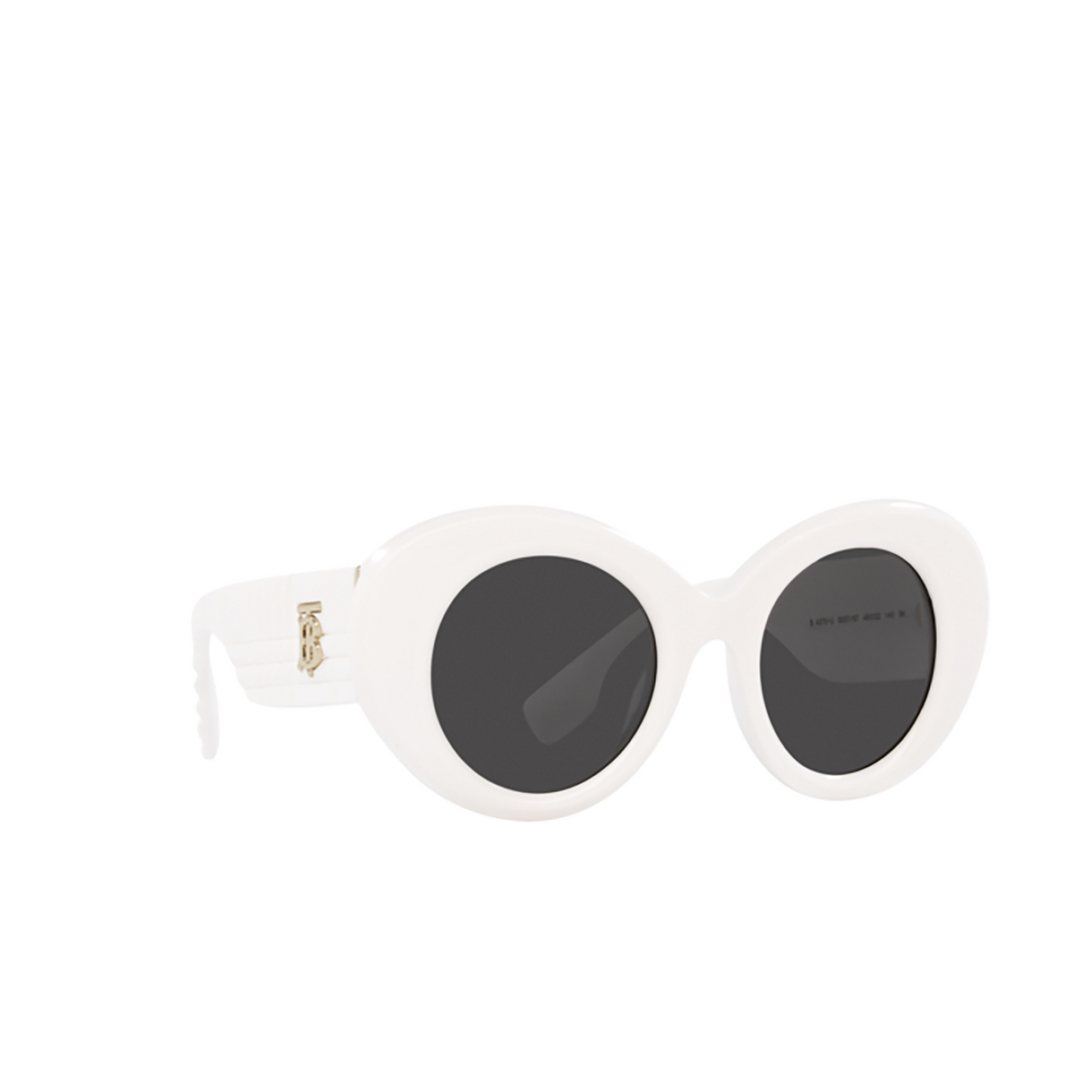 Burberry MARGOT Sunglasses 300787 White - three-quarters view