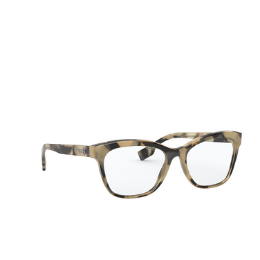 Burberry MILDRED Eyeglasses 3501 spotted horn - three-quarters view