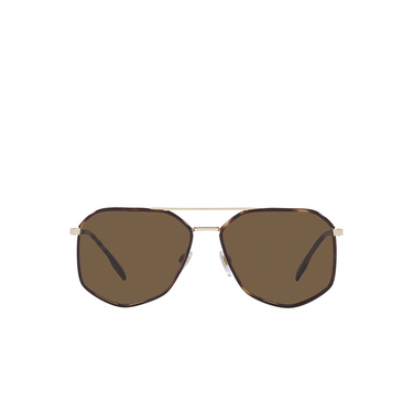 Burberry OZWALD Sunglasses 110973 light gold / dark havana - front view