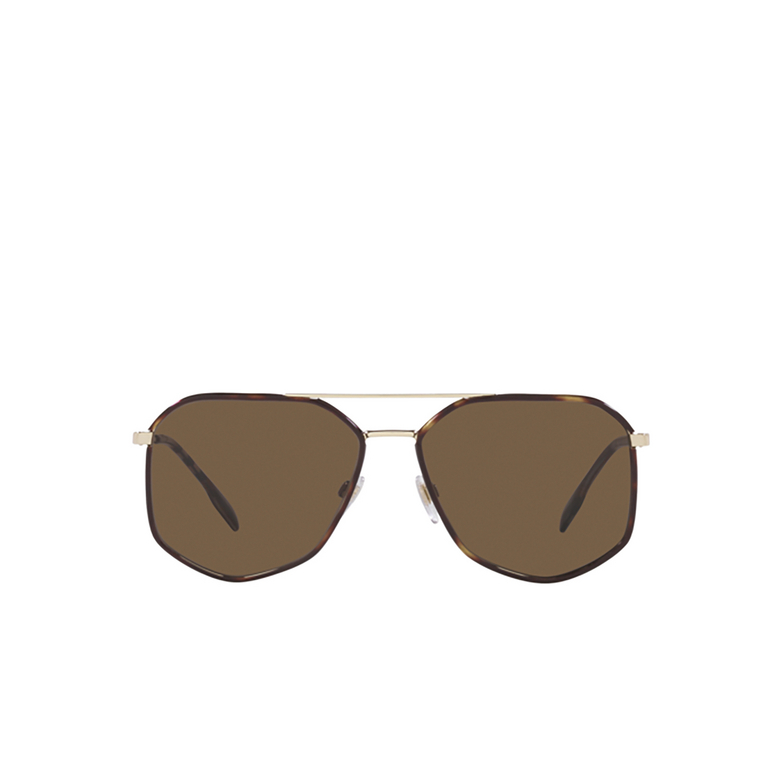 Burberry OZWALD Sunglasses 110973 light gold / dark havana - 1/4