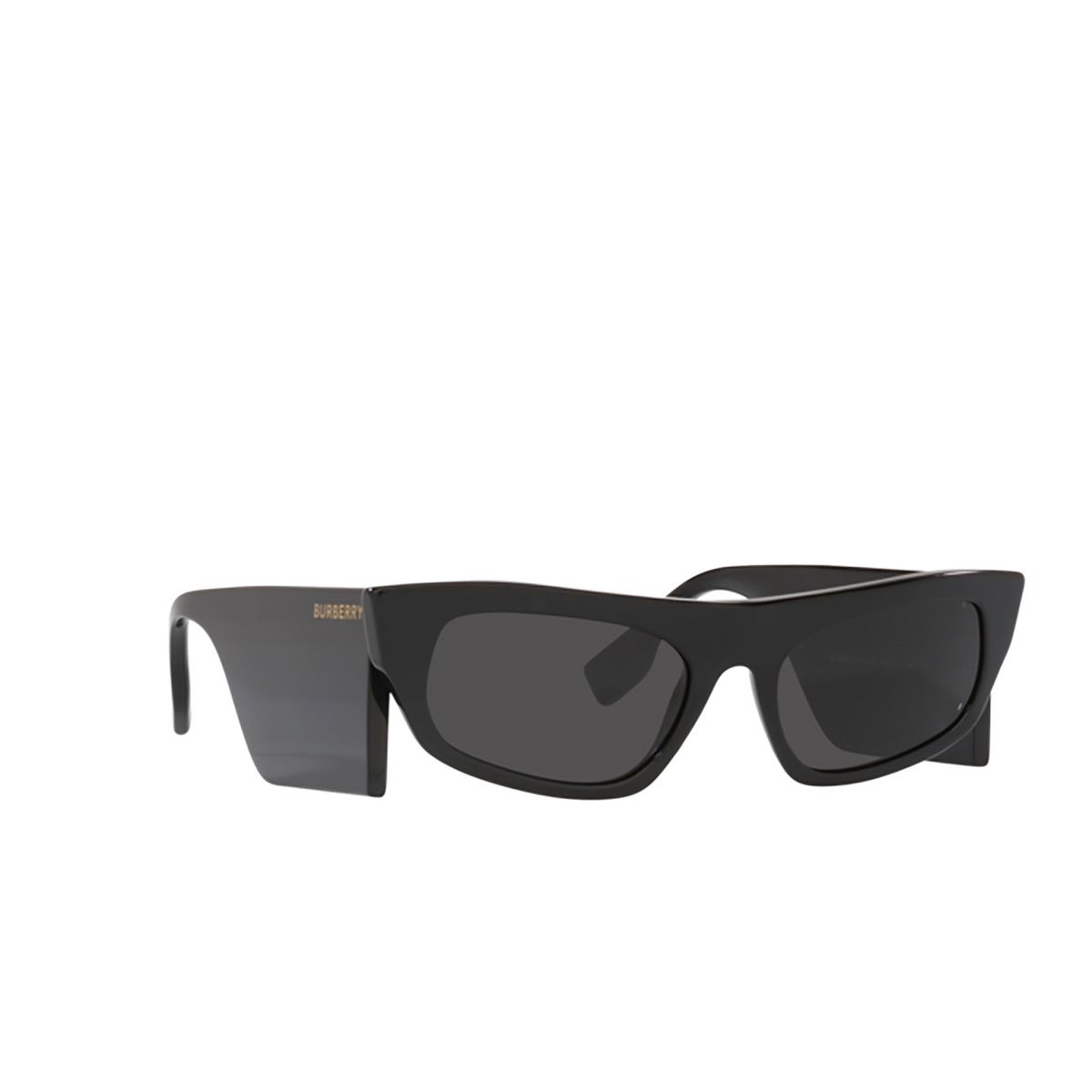 Burberry PALMER Sunglasses 300187 Black - three-quarters view