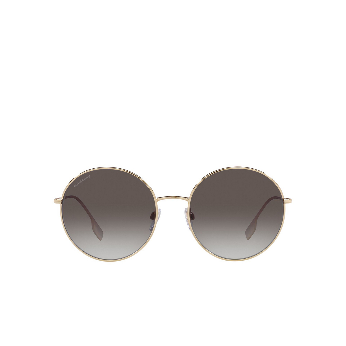 Burberry® Round Sunglasses: Pippa BE3132 color Light Gold 11098G - product thumbnail 1/3.