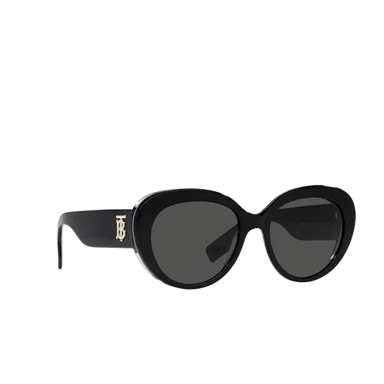Burberry ROSE Sunglasses 397787 black / print tb / crystal - 2/4