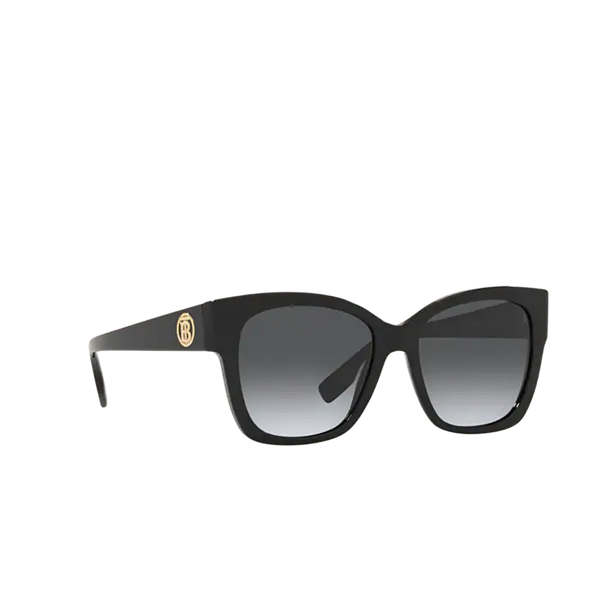 Burberry RUTH Sunglasses 3001T3 Black - three-quarters view