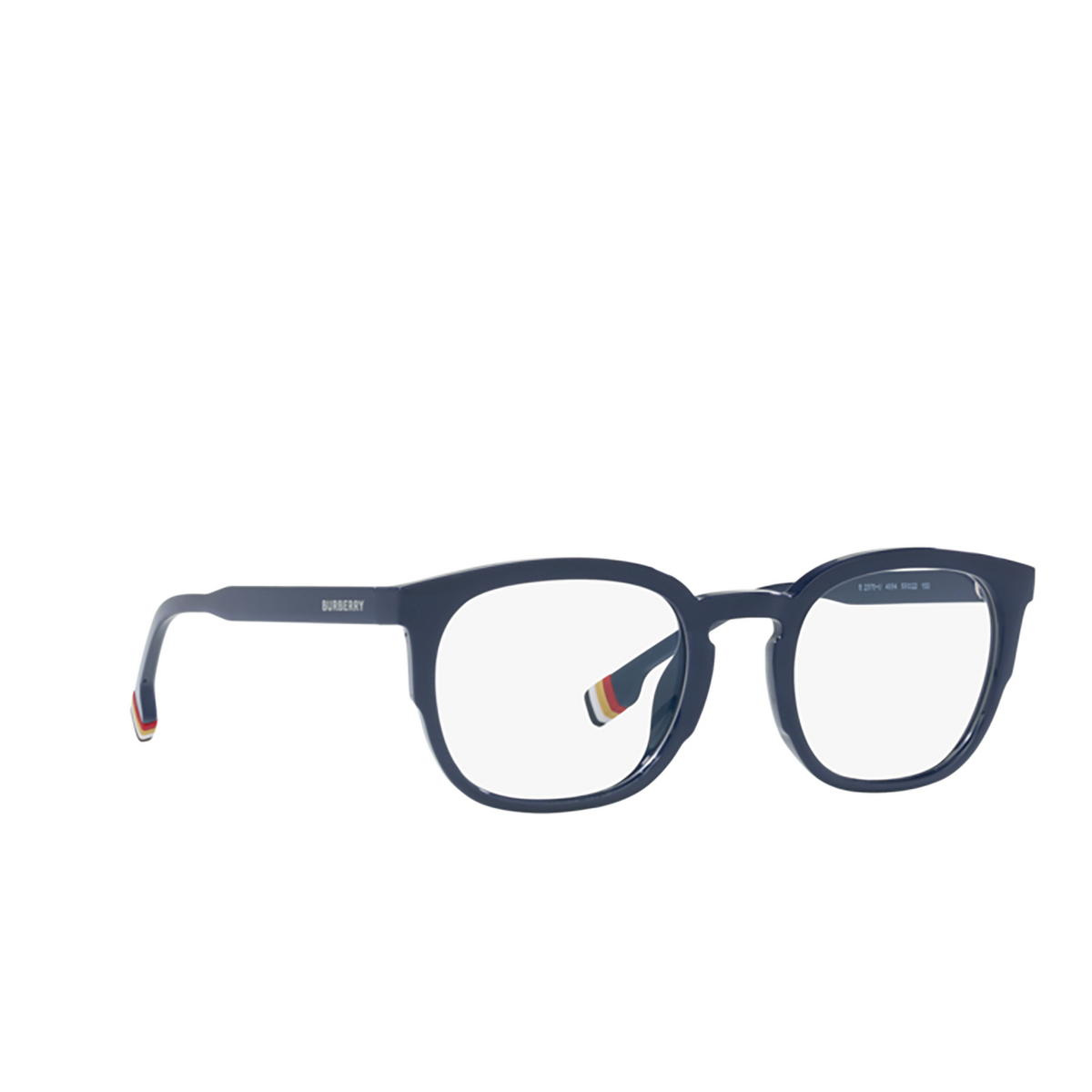 Burberry SAMUEL Eyeglasses 4034 Blue - three-quarters view