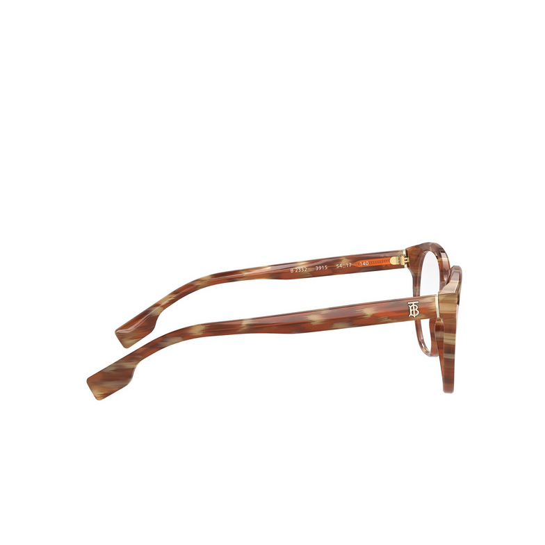 Burberry SCARLET Eyeglasses 3915 spotted brown - 3/4