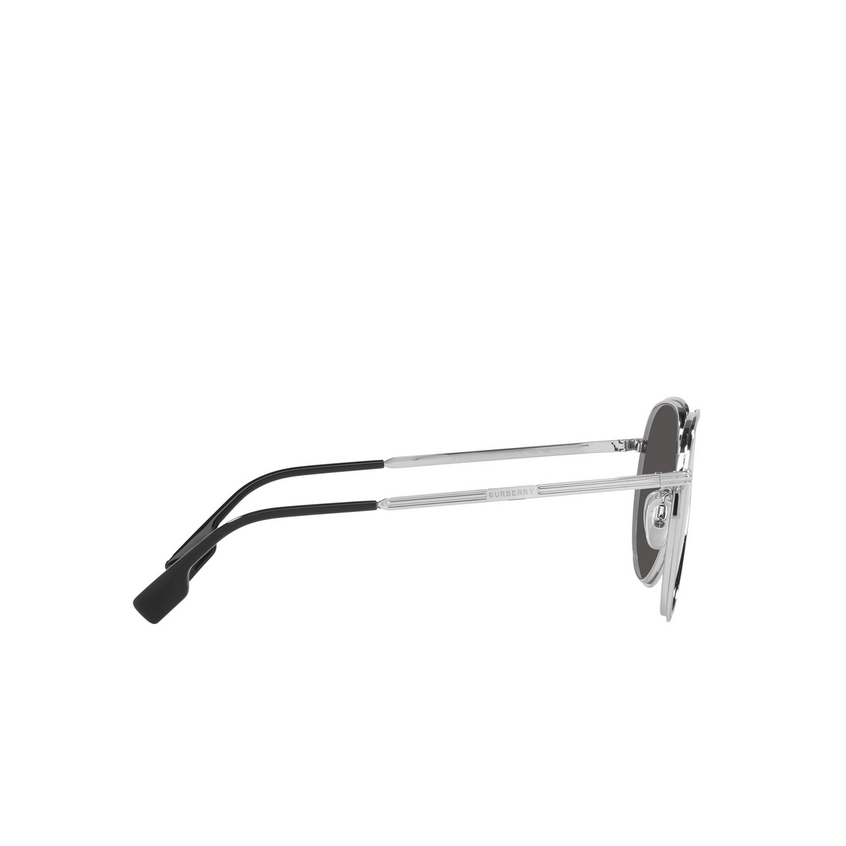 Burberry® Aviator Sunglasses: Scott BE3135 color Silver 100587 - 3/3.
