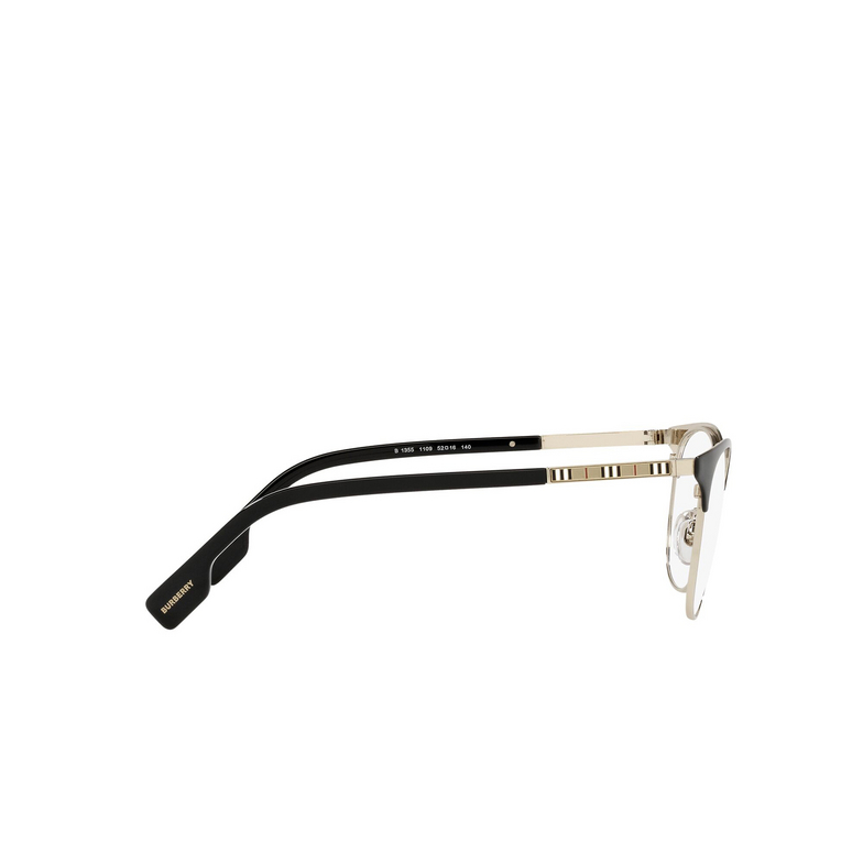 Burberry SOPHIA Eyeglasses 1109 light gold / black - 3/4
